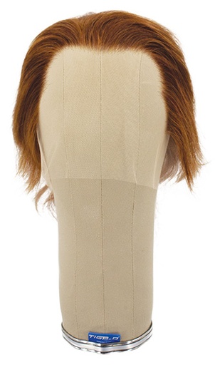 [ATB-REF-00450] Man Wig, 100% Hantied in Theatre Lace, Human Hair 9-26cm (38gr), color Brown