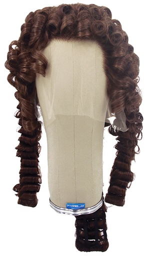 [ATB-REF-00459] Man Wig, Back Wefted front Hantied in Theatre Lace Front with 3pcs panel, Human Hair (240gr), style, color Dark Brown