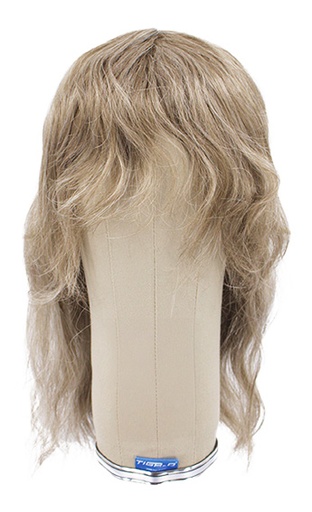 [ATB-REF-00526] Woman Wig, 100% Hantied with under knotting in Hard front, Synthetic Hair 20-36cm (91gr), color Light Ash