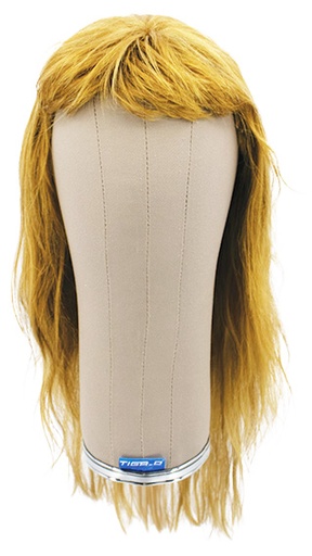 [ATB-REF-00621] Custom Wig, Hard front, Handweft, Human hair 30-35cm (210gr) color Golden red Med. Blond