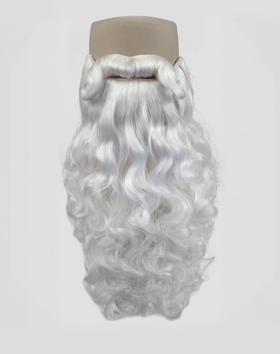 ATB Beard with Moustache of Santa Claus-Set Style 3, Synthetic Hair
