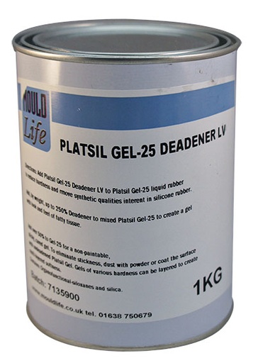 [76.PSG25D] MOULDLIFE PlatSil Gel 25 Deadener LV, 1kg