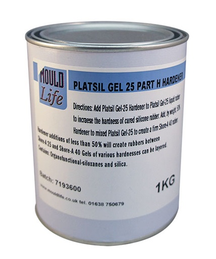 [76.PSG25H] MOULDLIFE PlatSil Gel 25 Hardener, 1kg