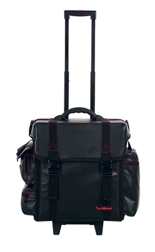 [TM-1-4] TM Make-up-Koffer Gross (mit Trolley) Kunstleder