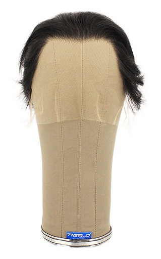 [ATB-REF-00116] Man Wig, 100% Handtied in Theatre Lace, Human Hair 0.39-7.8inch/1-20cm, Black