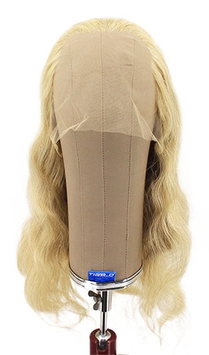 [ATB-REF-00029] Woman Wig, 100% Handtied in Theatre Frontlace, Human Hair,  17.7-22.8inch(45-58cm), Light Grey