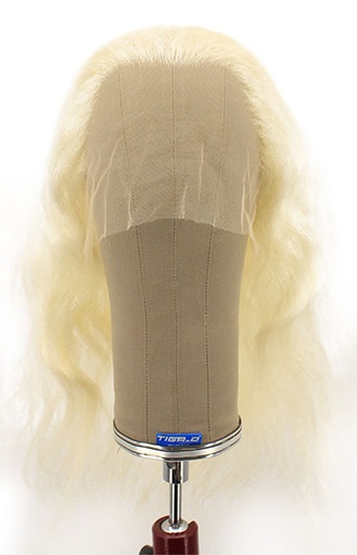 [ATB-REF-00065] Woman Wig, Back Wefted Front Handtied in Theatre Lace, Yak Hair, 15.7-18inch(40-46cm), White