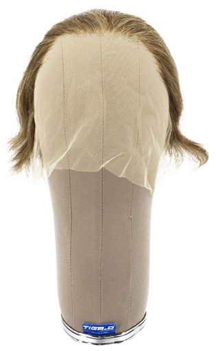 [ATB-REF-00211] Man Wig, 100% Handtied in Theatre Frontlace, Human Hair, 2.7-7inch (7-18cm), Medium Brown