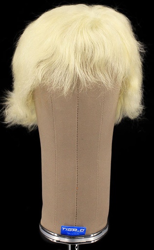 [ATB-REF-00484] Herrenperücke, 100% Handgeknüpft, Bänderansatz, Echthaar,  3.15-3.9inch(8-10cm) Hellblond