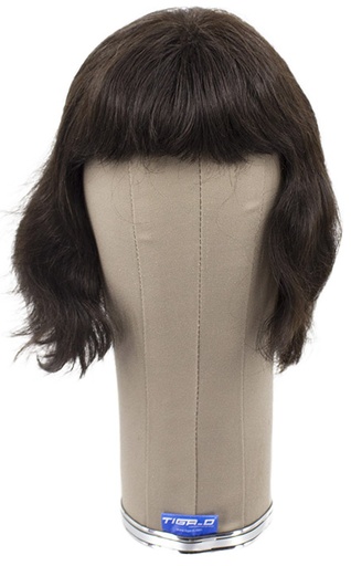 [ATB-REF-00525] Woman Wig, 100% Handtied in Hardfront, Human Hair,  2.75-7.87inch(7-20cm) Dark Brown