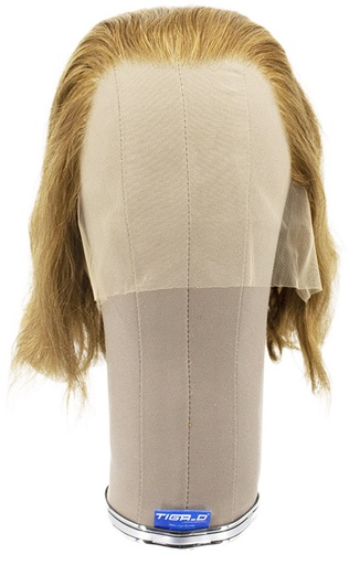 [ATB-REF-00534] Woman Wig, Back Wefted Front Handtied in Theatre Frontlace, Human Hair,  4-8inch(11-22cm), Light Brown