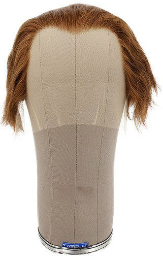 [ATB-REF-00535] Man Wig, 100% Handtied in Theatre Frontlace, Human Hair, 1.18-7.8inch(3-20cm), Medium Brown